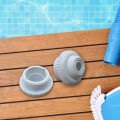 2X Swimming Pool Spa Return Jet Fitting Massage Nozzle Inlet Outlet Bath Tub Nozzle with Adjustable Jet Eyeball. 