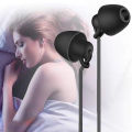 Universal In-ear 3.5 mm Wired Noise Reduction Sleep Earphones Soft Silicone Soundproof Headphone With Mircophone Wired Headset. 