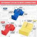 100 s Scotch Lock Wire Connectors Quick Splice Terminals Splice Ant Clips Lock Wire Terminal Snap Connector KIT. 