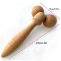 Roller Massager, Wood Roller Wooden Massager Thin Face Hand Leg Head Neck Back Waist Massage Wheel/ Wooden Massager. 