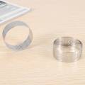 Stainless Steel Perforated Tart Ring, Perforated Cake Mousse Ring. 