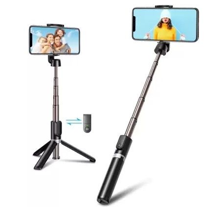 Wireless%20R1%20Bluetooth%20Selfie%20Stick%20Remote%20Included,%20Hold%20up%20stand%20Selfie%20Stick%20-%20Image%207