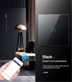 Smart Switch Alexa RF433 No Neutral Tuya Control Works With Google 1/2/3 Gang Smart Life Home Light WiFi Touch Switches. 