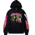JoJo Bizarre Adventure Anime Hoodies Graphic Hoodie Sweatshirts Print Hip Hop Streetwear Pullover Casual Long Sleeve Sweatshirt. 
