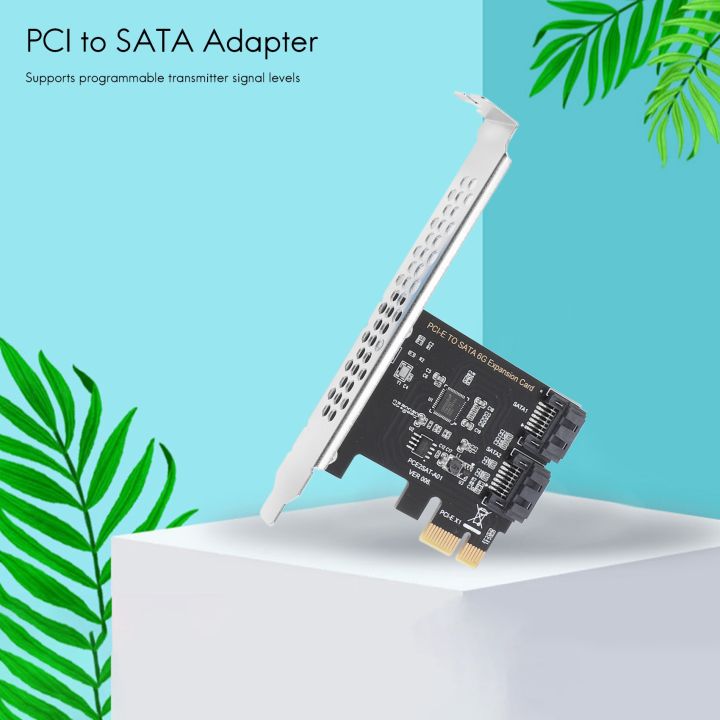 PCIe%20PCI%20Express%20to%20SATA3.0%202-Port%20SATA%20III%206G%20Expansion%20Controller%20Card%20Adapter%20-%20Image%204