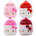 Sanrio Hello Kitty Plush Backpack My Melody Kawaii School Bag For Kindergarten Child Cartoon Bags Kids School Supplies. 