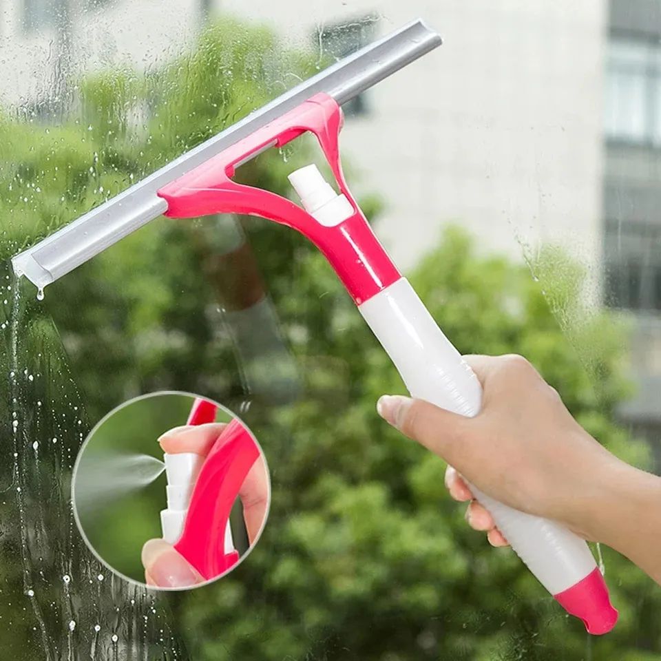 Window Cleaning Spray Wiper