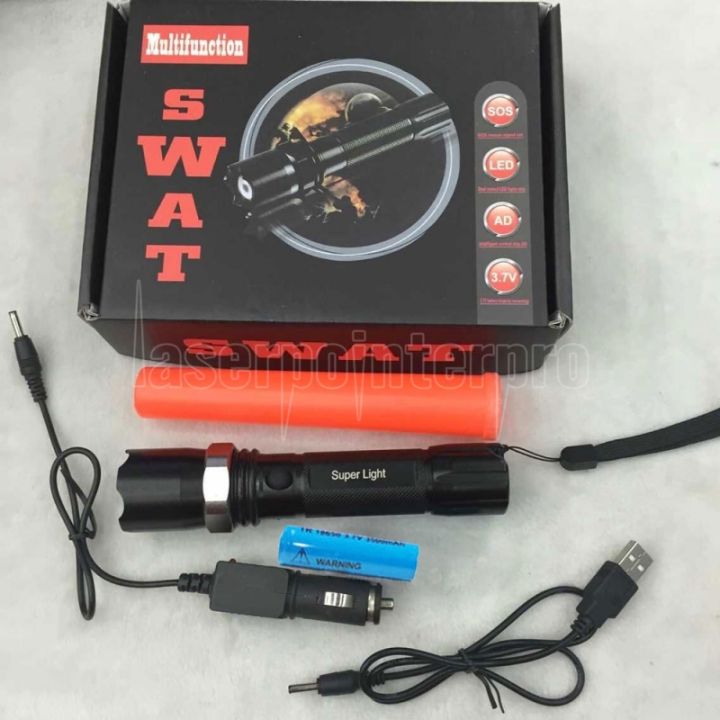 Swat%20Rechargeable%20Multifunction%20Flashlight%20,%20Torch%20A%20-%20Image%204