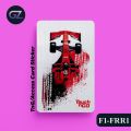 F1 FERRARI - Access Card and Touch N Go Sticker (Waterproof, High Quality). 
