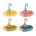 1 Set Funny Kitchen Durable Plastic Automatic 180 Rotatable Sink Kids Washing Pretend for Kid. 