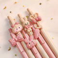1/5/10Pcs 0.5Mm Cute Girl Press Neutral Pen Girl Press Water Pen Student Learning Supplies Exam Signature Pen Children's Stationery. 