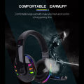 Stereo Gaming Headset For Xbox PS5 PS4 PC 3.5mm Wired Over-Head Gamer Headphone With Microphone Volume Control Game Earphone. 