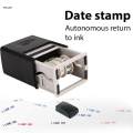 Self Inking Date Stamp with Adjustable Date Embellishment Crafts Business Print Stamp Office Years Month Day Shipping Due Date DIY Diary. 