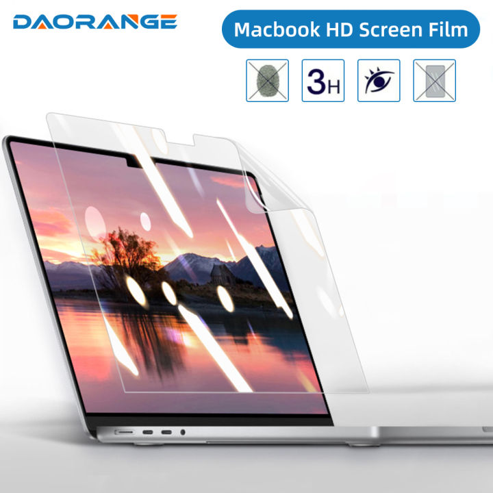 New specials Screen Protector for MacBook HD Soft Film for Air 13 inch M1 M2 Pro 11 13 14 15 16 inch Touch bar Max Cover Guard Accessories