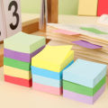 100 Sheets/Book Mini Sticky Notes Portable Color Square Memo Pad Student School Office Stationary Supplies. 