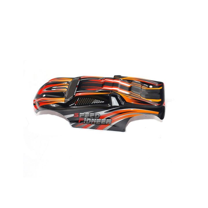 Kqueebee%202%20Pcs%20Chassis%20Car%20Body%20Shell%20Plastic%20RC%20Accessory%20for%20RC%20Car%20Parts,%20Black-White%20&%20Orange%20-%20Image%205