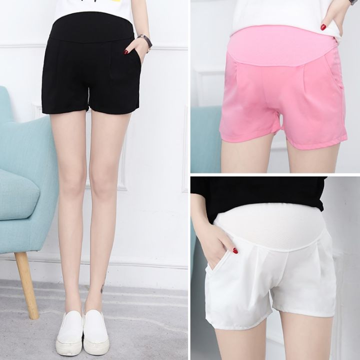 2022%20Cotton%20Maternity%20Shorts%20Pregnancy%20Pants%20Leisure%20Cotton%20for%20Pregnant%20Women%20Clothing%20Elastic%20Waist%20Mother%20Wear%20Clothes%20Summer%20-%20Image%206