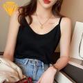 Regular Fit S veless Shirt Summer S veless Tank Tops for Women Lightweight Loose Fit Solid Color Vest with Waffle Texture Casual Round Neck Basic Top for Women Vest. 