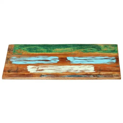 Rectangular Table Top 70x90 cm 25-27 mm Solid Reclaimed Wood