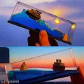 Floating Titanic Cruise Ship Decoration, Car Interior Dashboard Decoration Floating Ship Titanic and Pirates of Carrabin Ship Stress relief. 