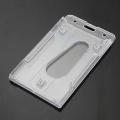 ID badge card holder Modern card holder Transparent card holder Acrylic plastic card holder Stylish card holder Sleek Double card holder for Office card holder Business card holder Conference card. 