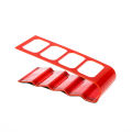 18x7cm Tv/dvd/vcr Organiser 4 Frame Remote Control Storage Practical Mobile Phone Holder Stand Plastic White Organizer Case. 