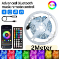 Bluetooth App Controlled 5 Meter/3Metere/2Meter 2835 Sound Activated Waterproof RGB LED Strip Lights. 