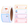1Roll Cartoon Label Tape Name Sticker Multifunctional Label Sticker School Stationary Supplies. 