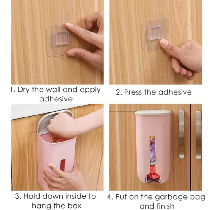 Shopping%20Bag%20Garbage%20Holder/Portable%20Home%20Storage%20Box/Plastic%20Storage%20Wall%20Hanging%20Box%20-%20Image%204