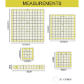 Clear Acrylic Rulers Fabric Cutting Ruler for Craft Projects Quilting and Sewing. 