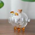 Transparent Piggy Bank Saving Box Home Ornament Banknote Case Storage Bottle for. 