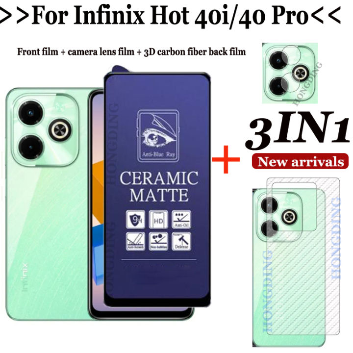 BLKNAIM%203in1%20Full%20Cover%20Anti-Spy%20Screen%20Protector%20For%20infinix%20Hot%2040%20Hot%2040i%20Hot%2040pro%20Privacy%20Glass%20Hot%2040pro%20Tempered%20Glass%20Le%20-%20Image%203