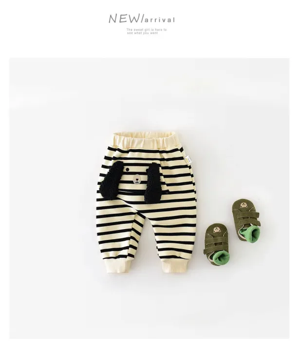 Autumn%20Winter%20Animal%20Style%20Children%20Plus%20Velvet%20Thicken%20Fashion%20Pants%20Boy%20Girl%20Baby%20Cute%20Cartoon%20Striped%20Cotton%20Casual%20Trousers%20-%20Image%204