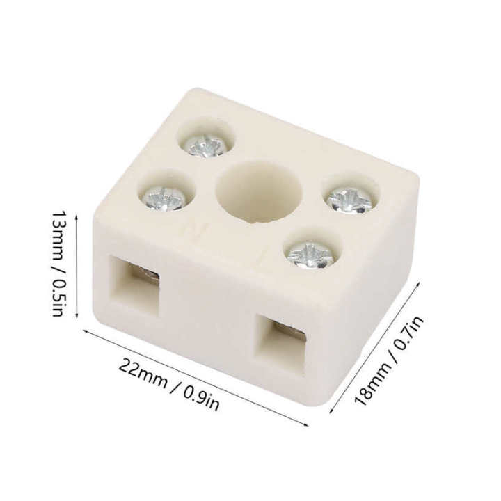 5Pcs%20Wire%20Connector%202%20Position%205%20Hole%20Ceramic%20Wiring%20Terminal%20Block%20-%20Image%206