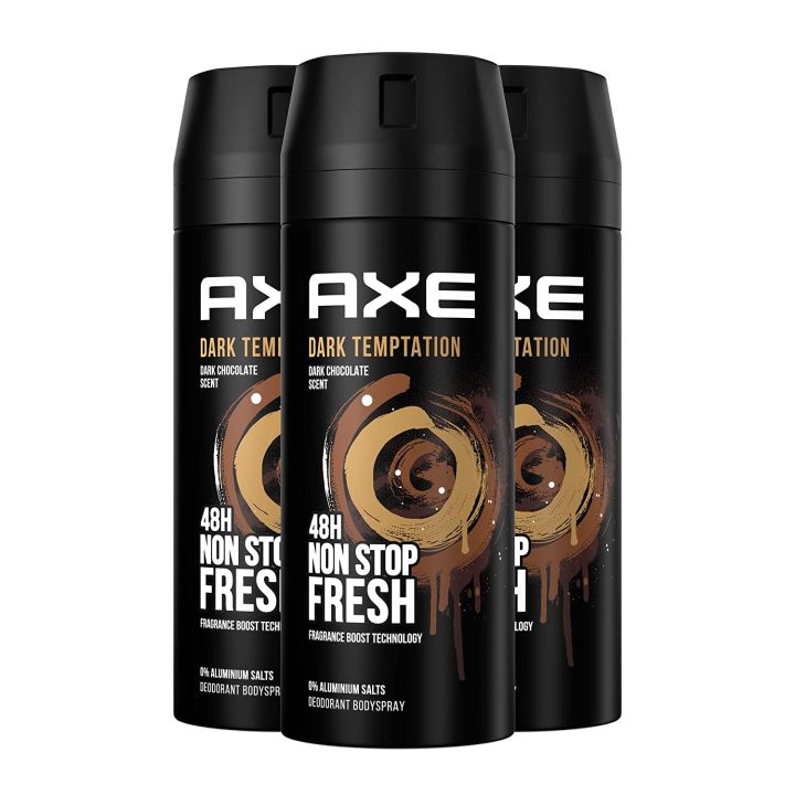 AXE Dark Temptation Deodorant Body Spray 150ml Men Fragrance Perfume Non Stop Fresh