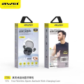 Awei T76 TWS Wireless Earbuds Bluetooth Headphone. 