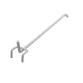 WHITE PEGBOARD HOOKS 200MM. 