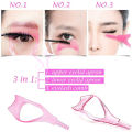 3 In 1 Mascara Applicator Guide Tool Eyelash Curling Tool. 