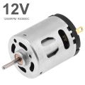 RS360 12V DC Motor 12000RPM High Speed Carbon Brush Micro Motor for DIY Toys Hair Dryer Electric Fans. 