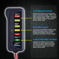 12V Car  & Alternator Tester - Test  Condition & Alternator Charging (LED indication). 