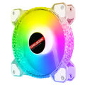 Bright crystal ARGB Fan Computer Mute PWM Temperature Control 5V Shengguang Synchronization 12cm Chassis Cooling Fan. 