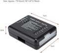 Power Supply Tester, 24Pin Computer PC Power Supply Tester PSU/ATX/SATA/HDD Connectors Power Supply Tester with Indicator Light, Black. 