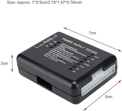 Power%20Supply%20Tester,%2024Pin%20Computer%20PC%20Power%20Supply%20Tester%20PSU/ATX/SATA/HDD%20Connectors%20Power%20Supply%20Tester%20with%20Indicator%20Light,%20Black%20-%20Image%202
