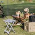 Folding Camping Stool Outdoor Foldable Stool Lightweight Aluminum Alloy Portable Camping Chair Camp. 