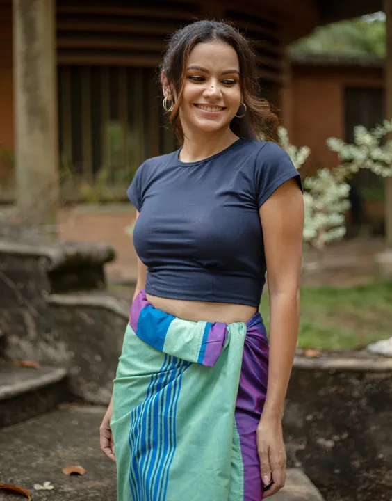 Spring & Summer Round Neck Crop Top