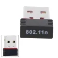 High Speed 150Mbps 2.4 Ghz Nano Wireless USB 2.0 Wifi Adapter 802.11N Windows, Linux, Mac OS. 