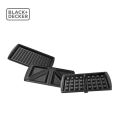 BLACK+DECKER 3 In 1 Sandwich Grill And Waffle Maker TS2090-B5. 