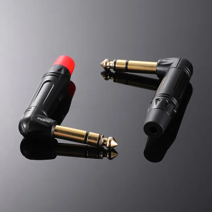 6.35mm%202/3-Core%20Audio%20Plug/jack%20Rca%20Adapter%20Trs%20Dual%20Channel%20Balanced%20Speaker%20Black/red%20Tail%20Sleeve%20Straight/curved%20Plugs%20-%20Image%205