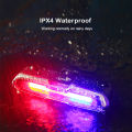 Outtobe Bicycle Light Taillight LED Brake Bike Light bicycle parts Rear USB Rechargeable Turn Signals Lamp Cycling Helmet Light Lamp Waterproof Cycling Taillight Bike Light For Bicycle. 