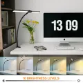 Double Head LED Desk Lamps Stepless Dimmable Led Computer Monitor Light USB Table Lamp for Office Study Reading Lighting Fixture. 